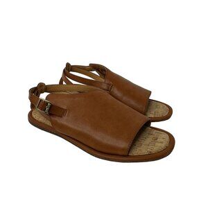 Korks Tate Sandals Size 9M Caramel Brown Cork Footbed‎ Buckle Closure